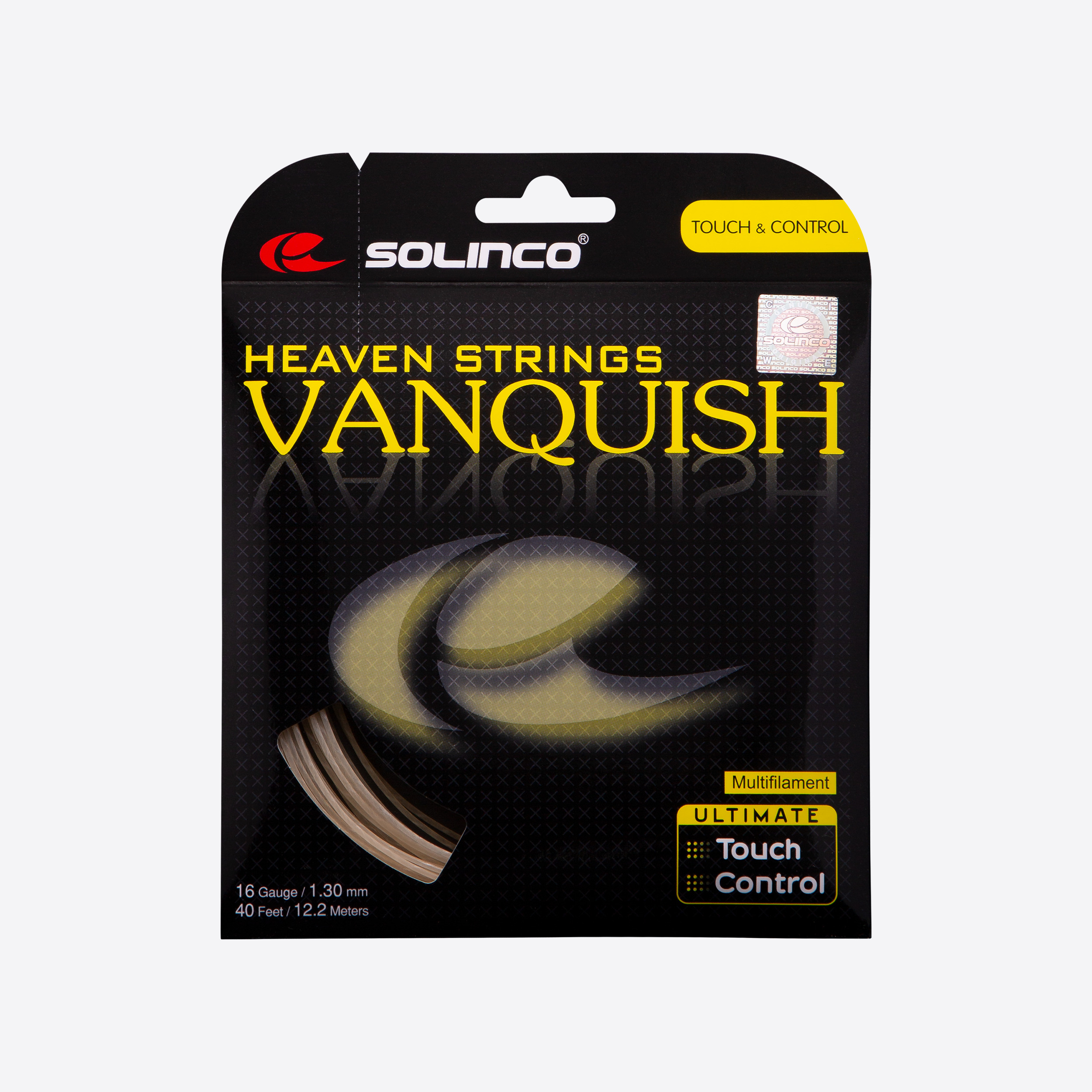 Solinco Vanquish 16/1.30 Tennis String Reel (Natural)